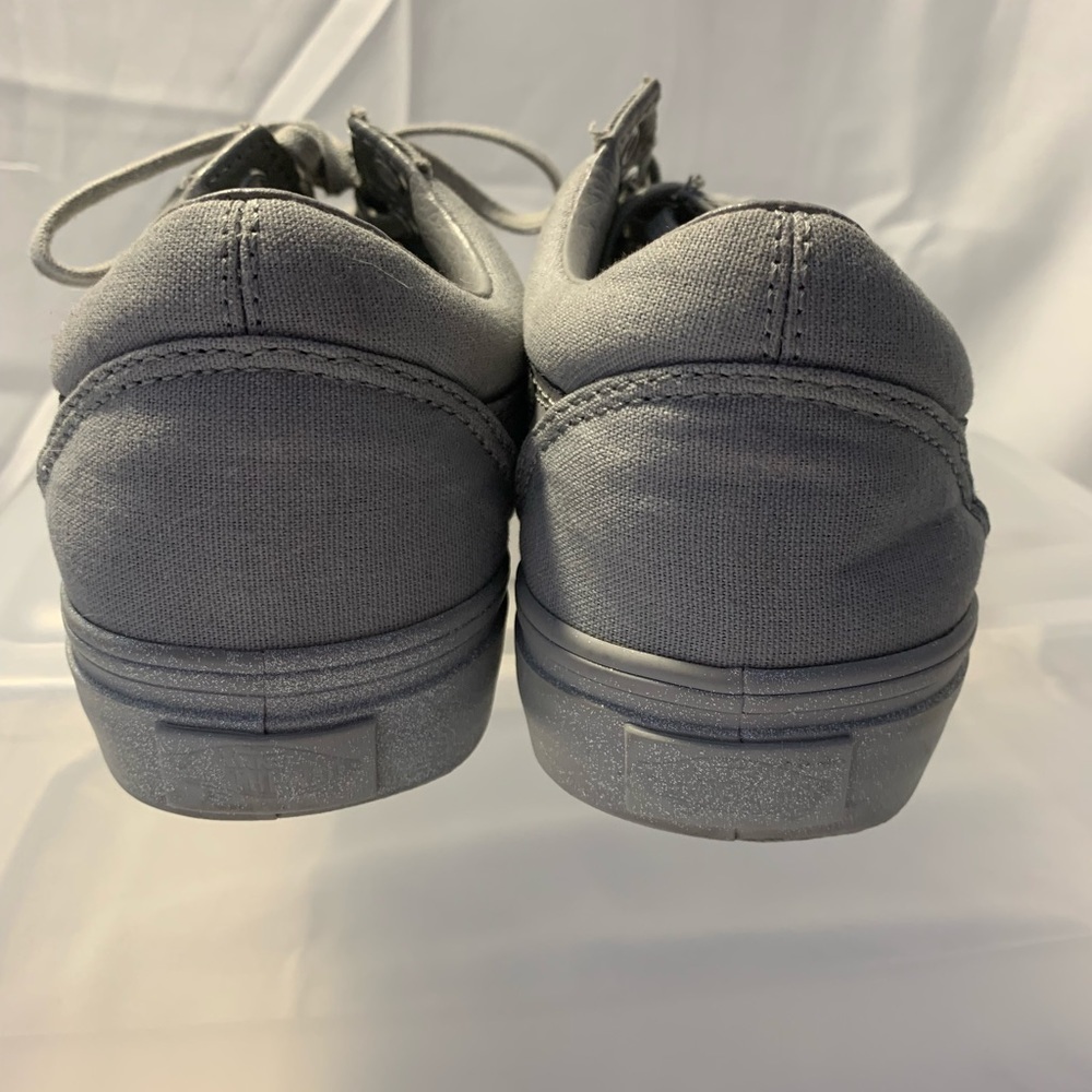 Unisex Vans Gray Canvas Old Skool Sreakers - Picture 6 of 7
